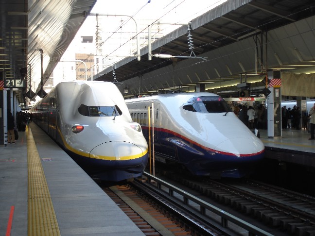 E4系とE2系0番台N編成