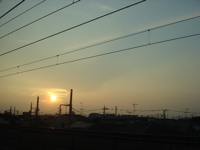 地上を走る