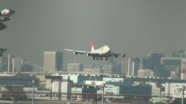日本航空のジャンボジェット