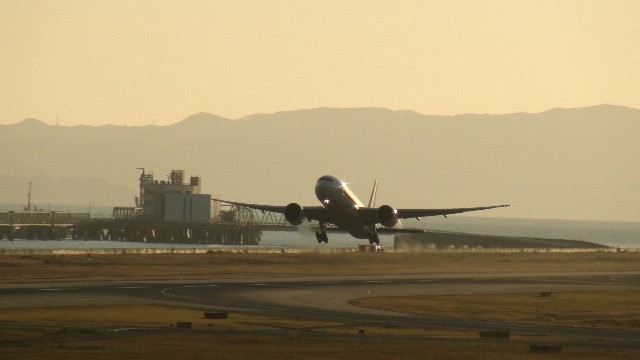 関西空港 離陸